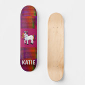UNICORN PINK SKATEBOARDS DIE VOOR MEISJES WORDEN G (Voorkant)