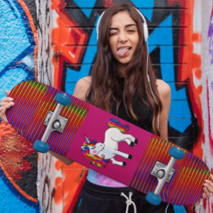 UNICORN PINK SKATEBOARDS VOOR MEISJES