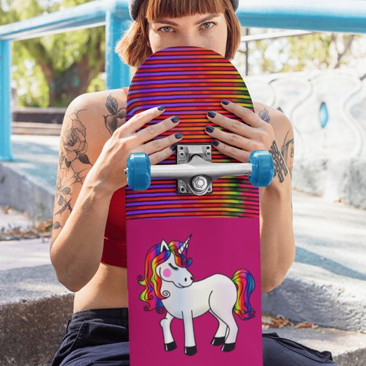 UNICORN PINK SKATEBOARDS VOOR MEISJES