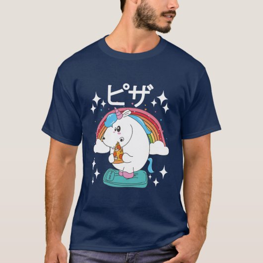 unicorn pizza t-shirt (Voorkant)
