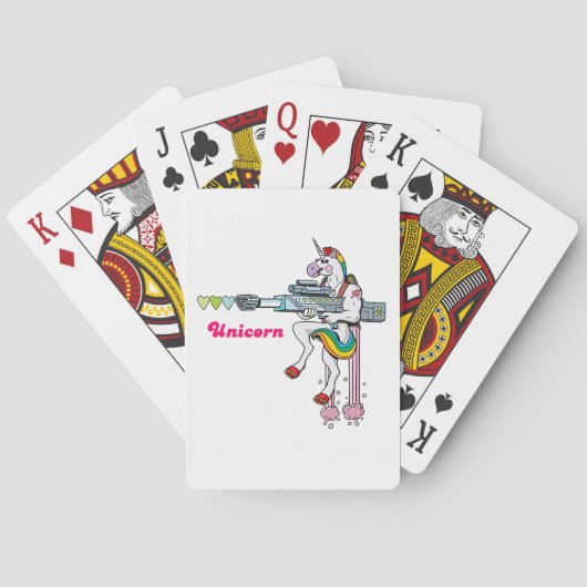 Unicorn Playing Cards / Baralho Unicórnio Pokerkaarten (Achterkant)