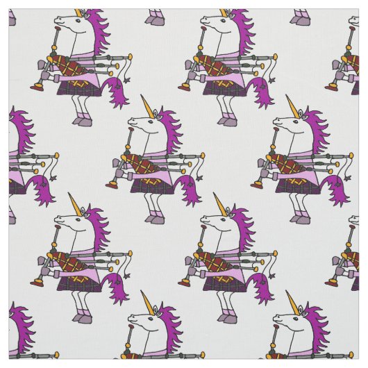 Unicorn Plays Bagpipes Stof (Swatch)
