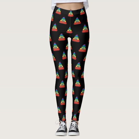 Unicorn poep leggings (Voorkant)
