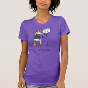 Unicorn Poetry Funny Cute Cartoon T-shirt