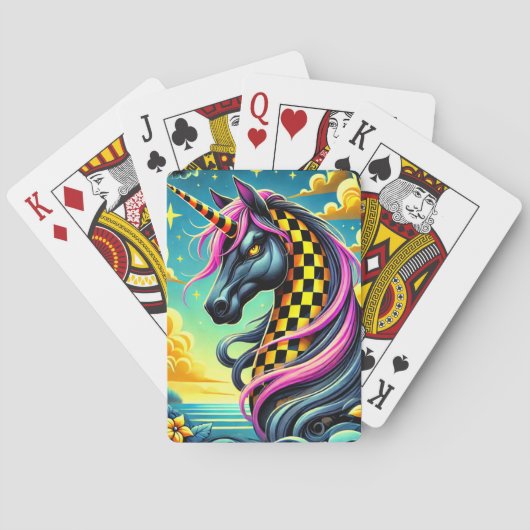 Unicorn Pokerkaarten (Achterkant)