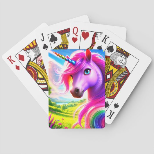 Unicorn Pokerkaarten (Achterkant)