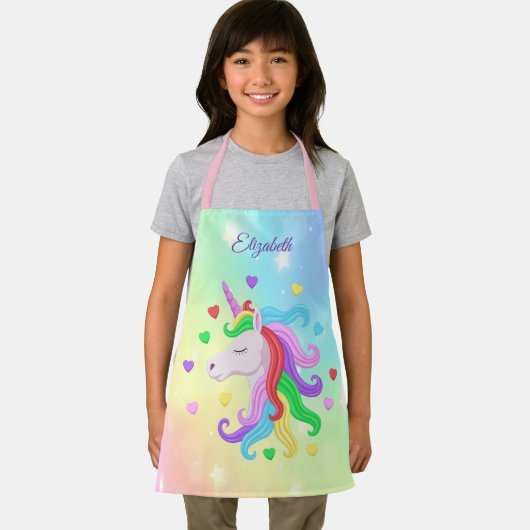 Unicorn Pony Rainbow Stars pastel Girly Magical Schort (Insitu)