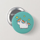 Unicorn Pony Ronde Button 5,7 Cm (Voorkant /achterkant)