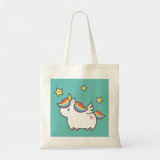 Unicorn Pony Tote Bag (Voorkant)
