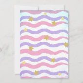 Unicorn Pool Party Kaart (Achterkant)