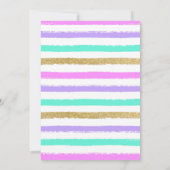 Unicorn Pool Party Kaart (Achterkant)