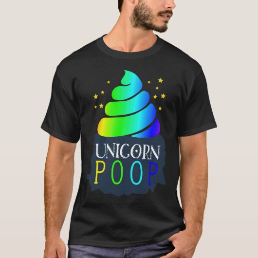 Unicorn Poop dab T-shirt (Voorkant)
