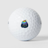 Unicorn Poop Golfballen (Voorkant)