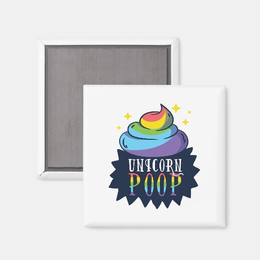 Unicorn Poop Magneet (Voorkant / Achterkant)