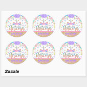 Unicorn Poop Sticker Unicorn Birthday Party Favor (Vel)