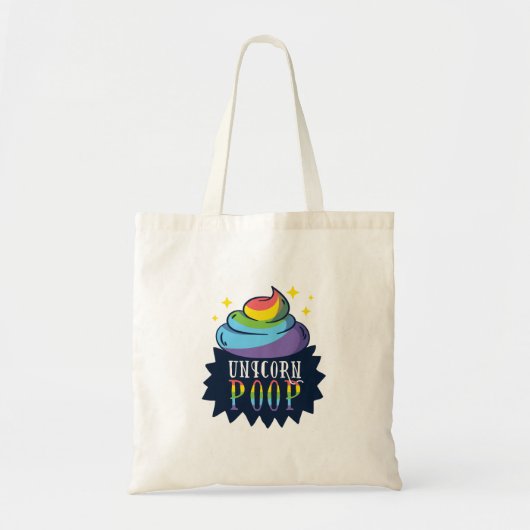 Unicorn Poop Tote Bag (Voorkant)