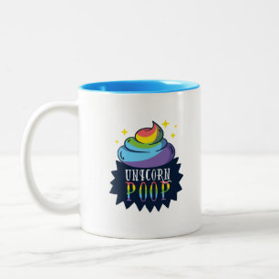 Unicorn Poop Tweekleurige Koffiemok