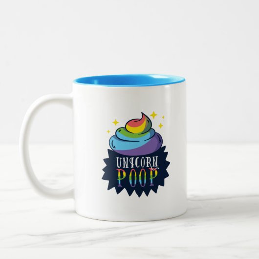 Unicorn Poop Tweekleurige Koffiemok (Links)