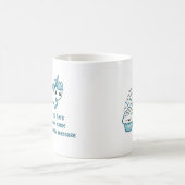 Unicorn Pooping over Cupcake Koffiemok (Center)