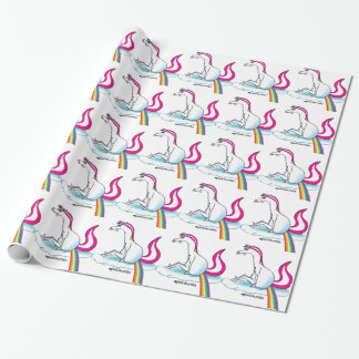 Unicorn pooping Rainbow - Einhorn pubst Regenbogen Cadeaupapier