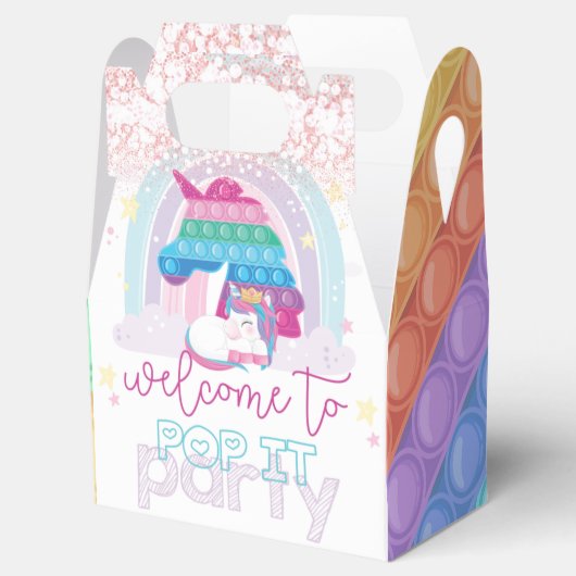 Unicorn Pop The Birthday Welkom Bedankdoosjes (Geopend)