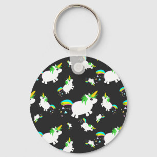 uniCORN PoPcorn grappig patroon Sleutelhanger