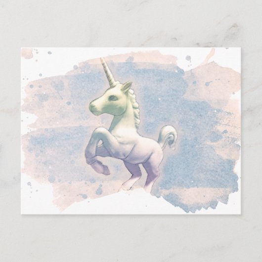 Unicorn Post Card (Moon Dreams) Briefkaart (Voorkant)