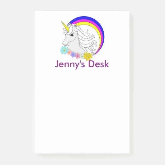 Unicorn Post-it® Notes (Voorkant)