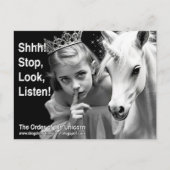 Unicorn Postcard Briefkaart (Voorkant)