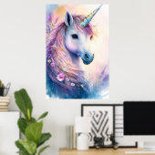 Unicorn Poster (Thuiskantoor)