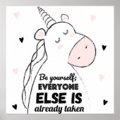 Unicorn Poster (Voorkant)