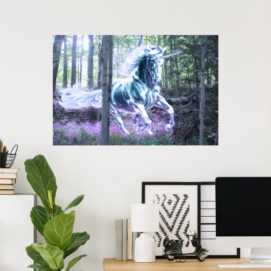 Unicorn Poster (Thuiskantoor)