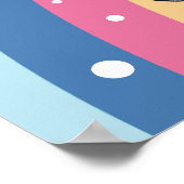 UNICORN POSTER BLUE (Hoek)