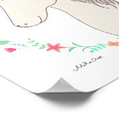 Unicorn Poster Unicorn Print Children's Room Decor (Hoek)