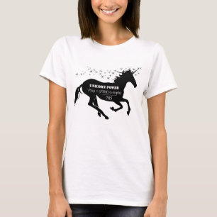 Unicorn Power Equation T-shirt