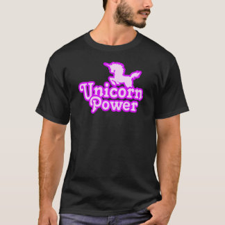 Unicorn Power Mannen Basic Dark T-Shirt