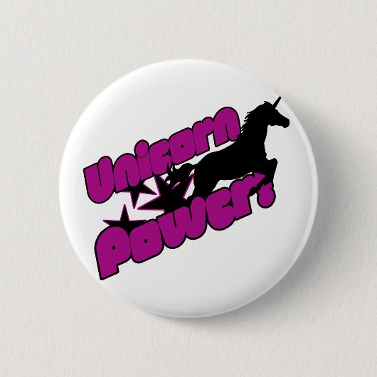 Unicorn Power Ronde Button 5,7 Cm (Voorkant)