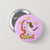Unicorn Power! Ronde Button 5,7 Cm (Voorkant /achterkant)