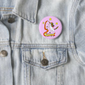 Unicorn Power! Ronde Button 5,7 Cm (In situ)