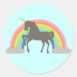 Unicorn Power Ronde Sticker