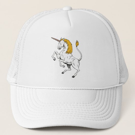 Unicorn Power Trucker Hat Pet (Voorkant)