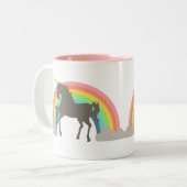 Unicorn Power Tweekleurige Koffiemok (Voorkant links)