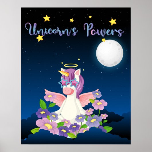 Unicorn Powers Poster (Voorkant)
