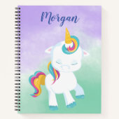 Unicorn Prancing Notitieboek (Voorkant)