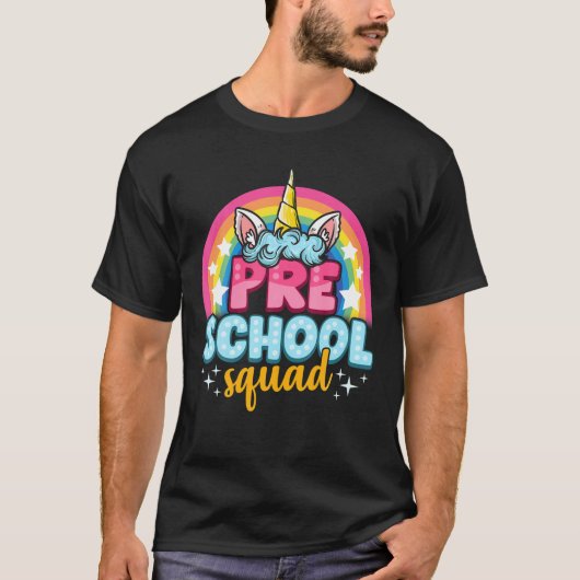 Unicorn Pre School Squad T-shirt (Voorkant)