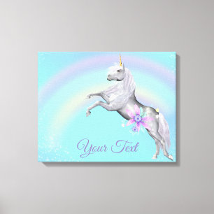 Unicorn Premium Wrapped Canvas (gloss) Afdruk