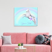 Unicorn Premium Wrapped Canvas (gloss) Afdruk (Insitu (Woonkamer))