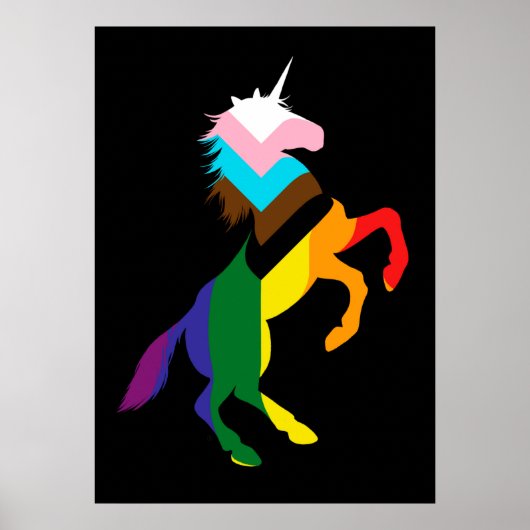 Unicorn Pride Poster (Voorkant)