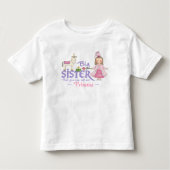 Unicorn Princess Big Sister T-shirts (Voorkant)