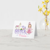 Unicorn Princess Blank Kaart (Gele Bloem)